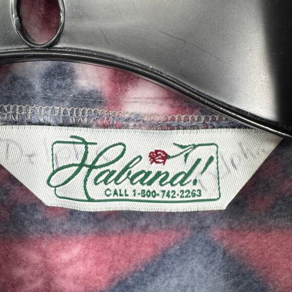 Vintage Haband Fleece Jacket Womens XL Fair Isle Nordic Snowflake Y2K Aztec - Picture 7 of 8